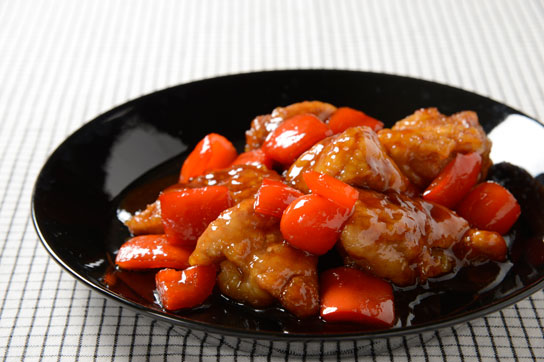 鶏肉の甘酢炒め
