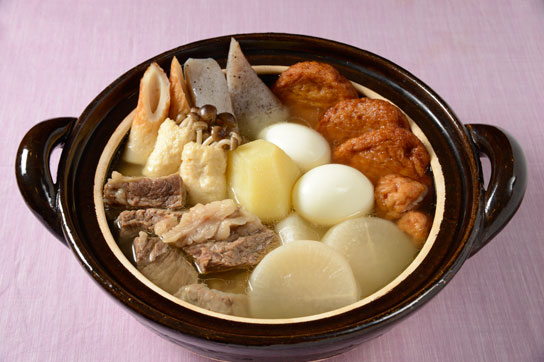 牛バラ肉の白だしおでん