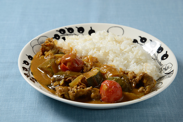 牛肉と夏野菜のヘルシーカレー
